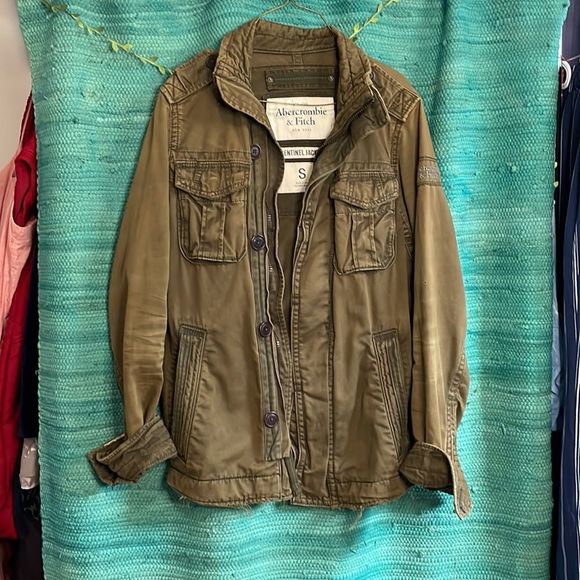 Abercrombie & Fitch Jackets & Coats Mens Army Style Abercrombie